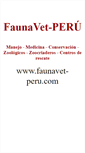Mobile Screenshot of faunavet-peru.com